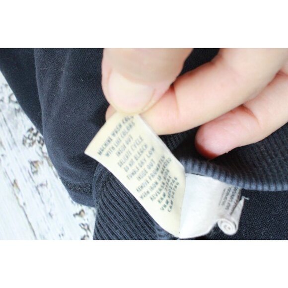 LL Bean Ultrasoft Sweats Slim Leg Crop Black Size Large - Picture 9 of 10